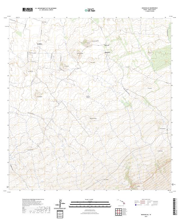 USGS Topographic Map – Makahalau