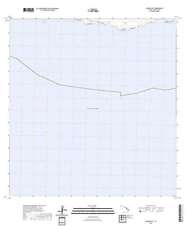 USGS Topographic Map – Makena OE S