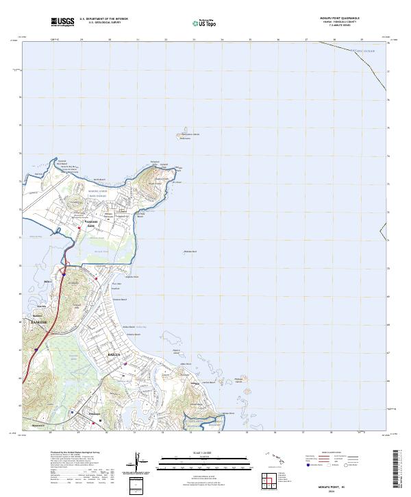 USGS Topographic Map – Mokapu Point