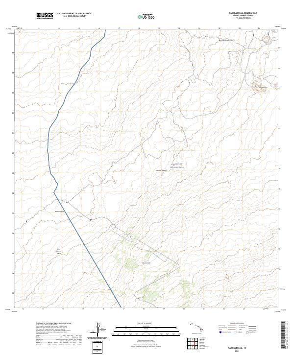 2024 Map of Naohuleelua, 2024 Print