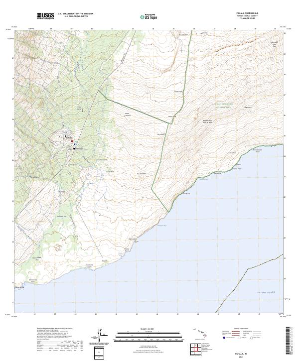 USGS Topographic Map – Pahala