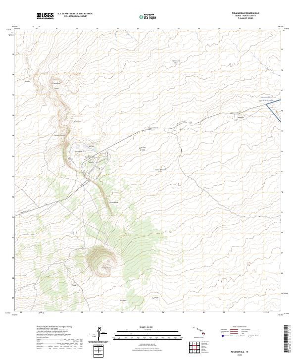 USGS Topographic Map – Puuanahulu