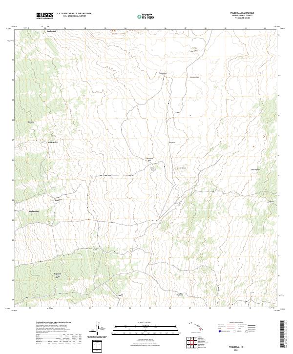 USGS Topographic Map – Puulehua