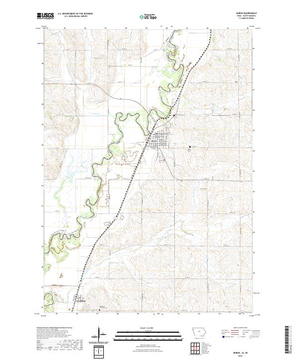 USGS Topographic Map – Akron