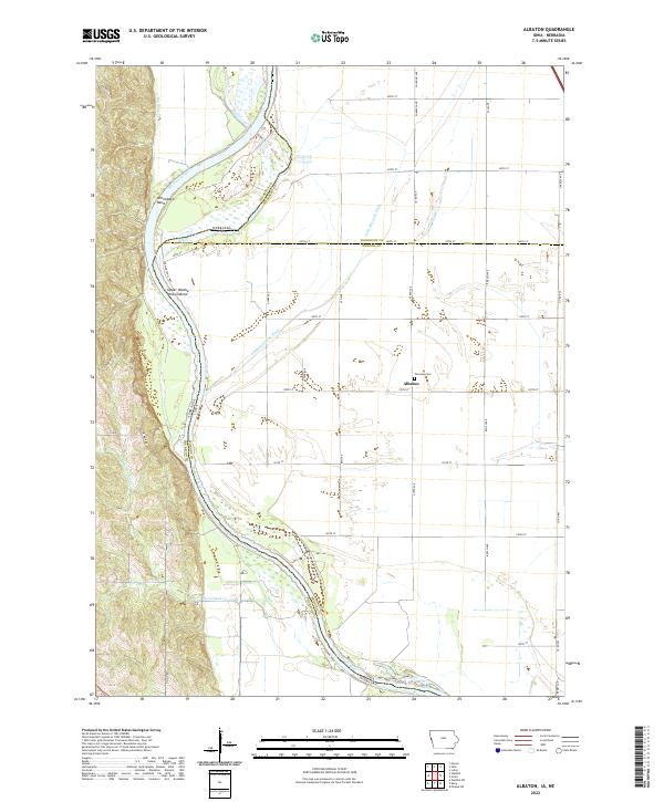 USGS Topographic Map – Albaton