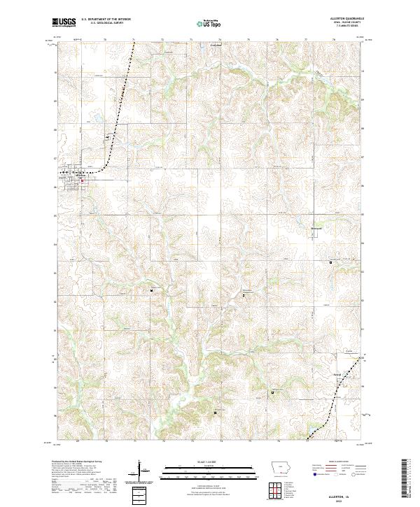 USGS Topographic Map – Allerton