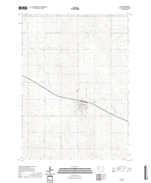 USGS Topographic Map – Alta
