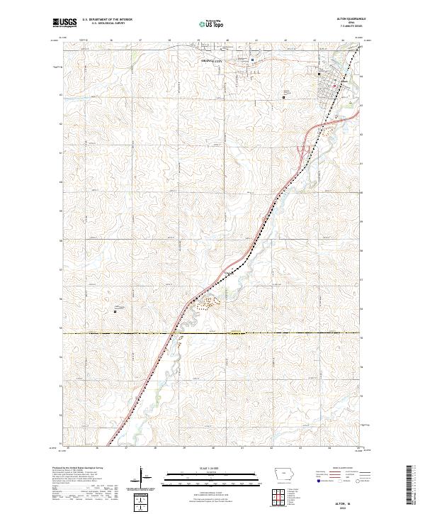 USGS Topographic Map – Alton