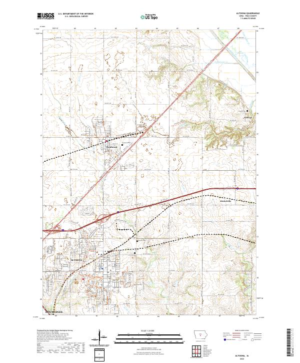USGS Topographic Map – Altoona