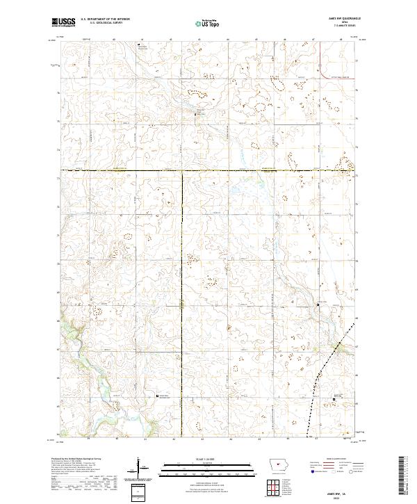 USGS Topographic Map – Ames NW