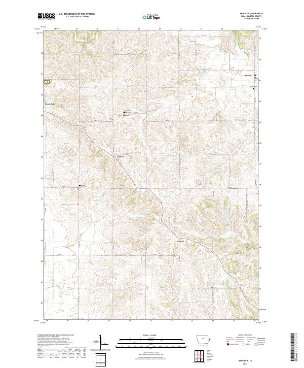 USGS Topographic Map – Andover