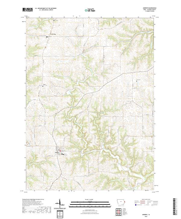 USGS Topographic Map – Andrew