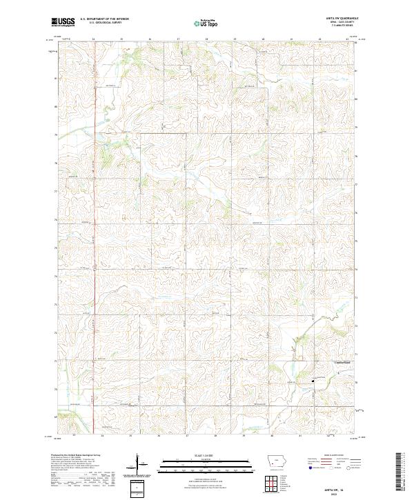 USGS Topographic Map – Anita SW