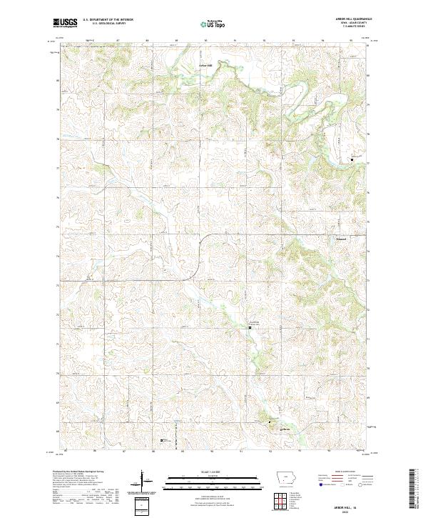 USGS Topographic Map – Arbor Hill