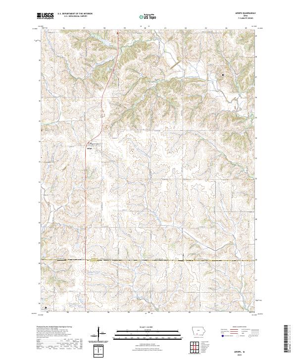 USGS Topographic Map – Arispe