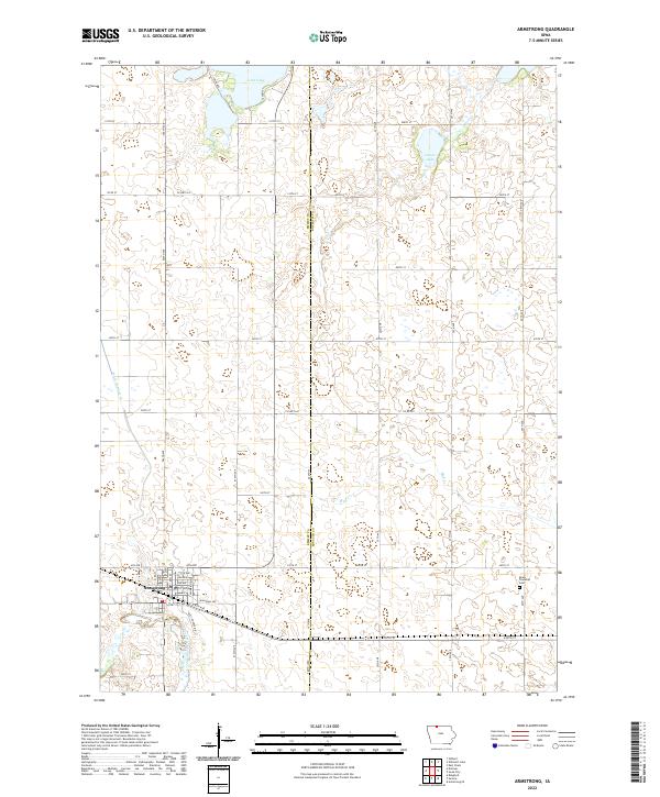 USGS Topographic Map – Armstrong