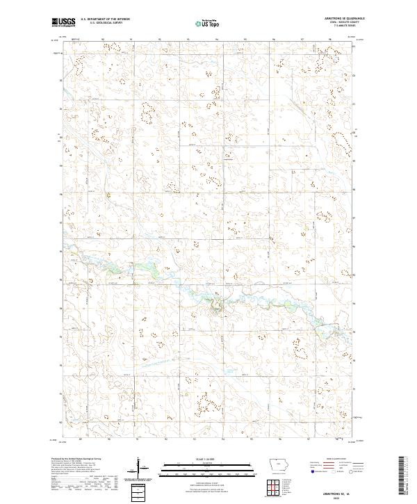 USGS Topographic Map – Armstrong SE