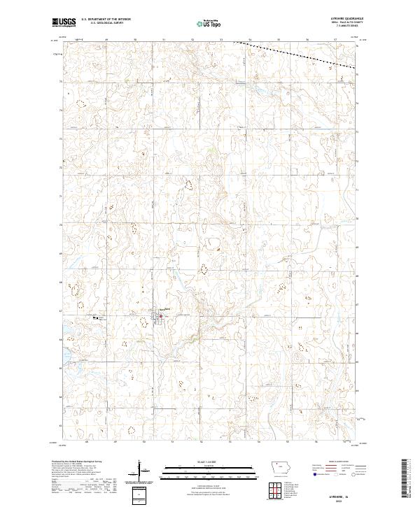 USGS Topographic Map – Ayrshire