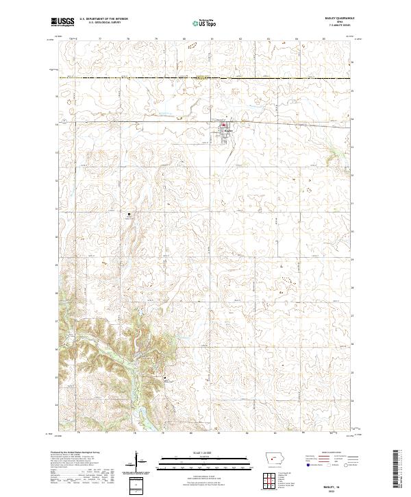USGS Topographic Map – Bagley