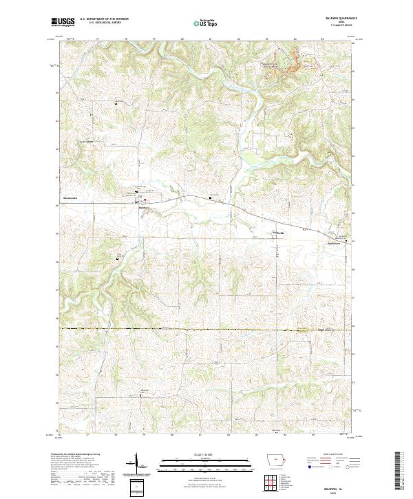 USGS Topographic Map – Baldwin