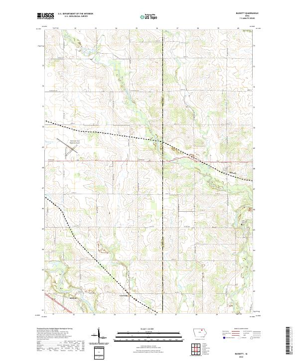 USGS Topographic Map – Bassett