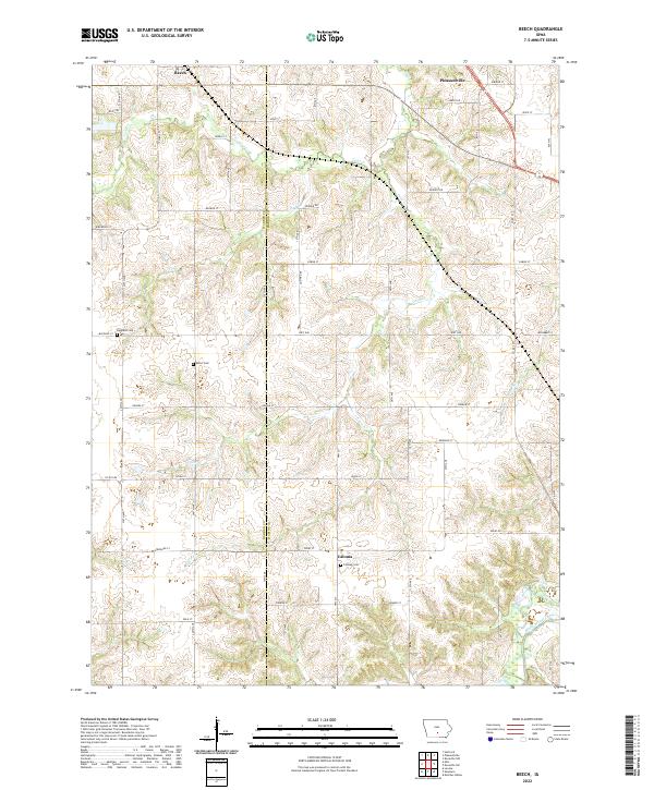 USGS Topographic Map – Beech