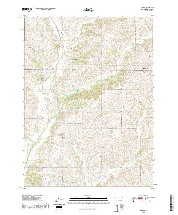 USGS Topographic Map – Benton