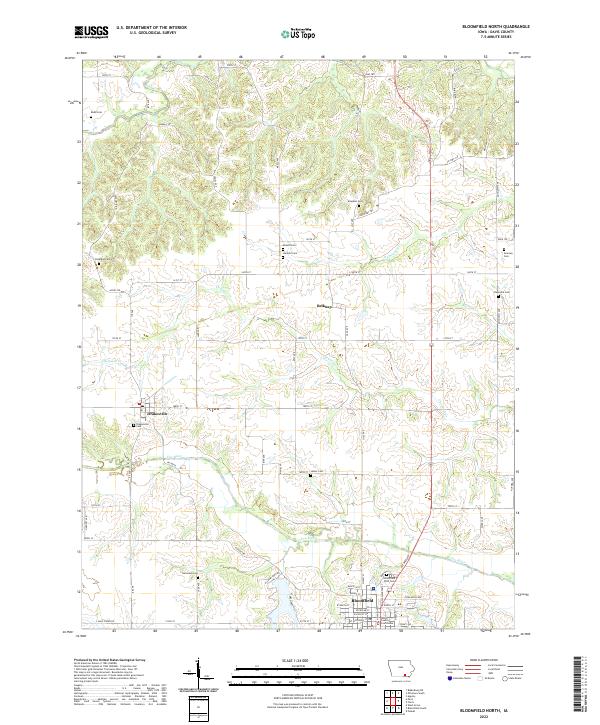 USGS Topographic Map – Bloomfield North
