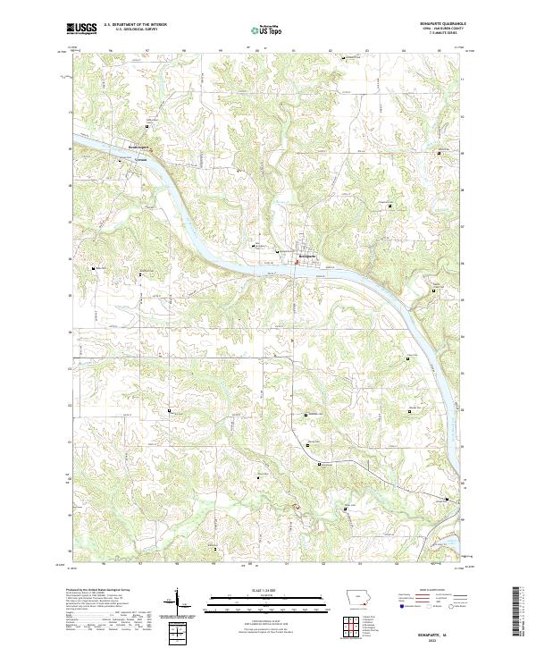 USGS Topographic Map – Bonaparte