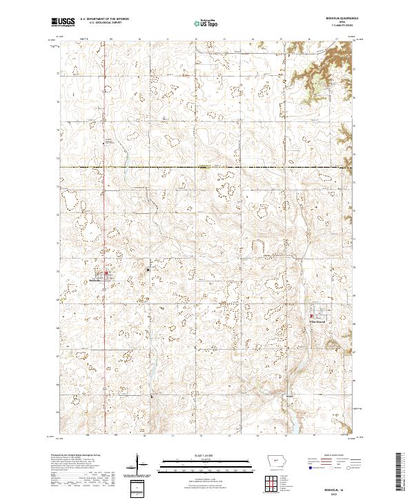 USGS Topographic Map – Boxholm