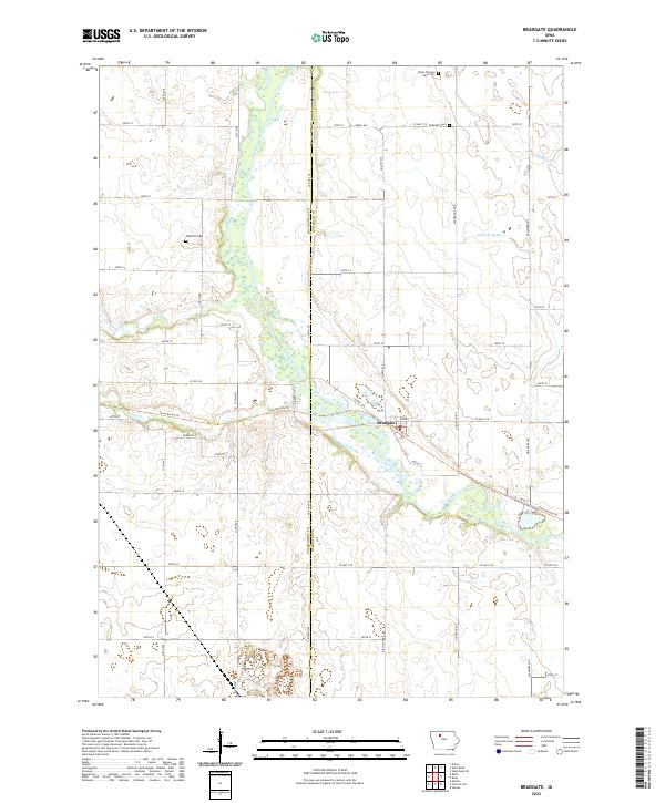 USGS Topographic Map – Bradgate