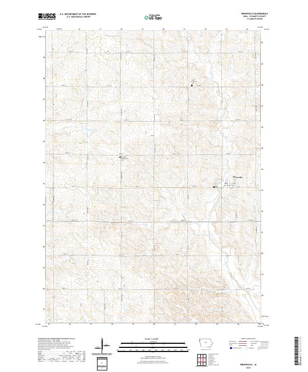 USGS Topographic Map – Brunsville