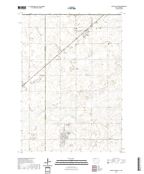 USGS Topographic Map – Buffalo Center