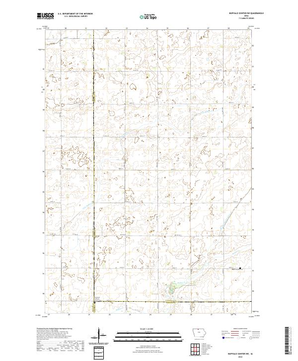 USGS Topographic Map – Buffalo Center SW