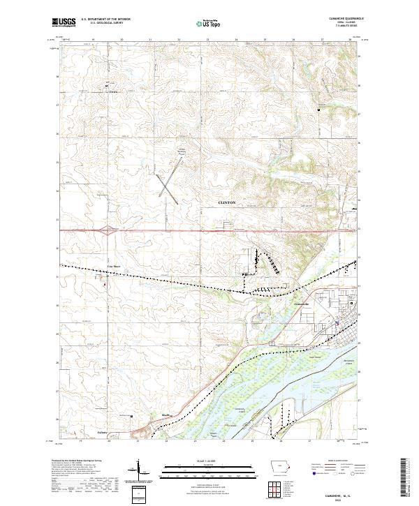 USGS Topographic Map – Camanche
