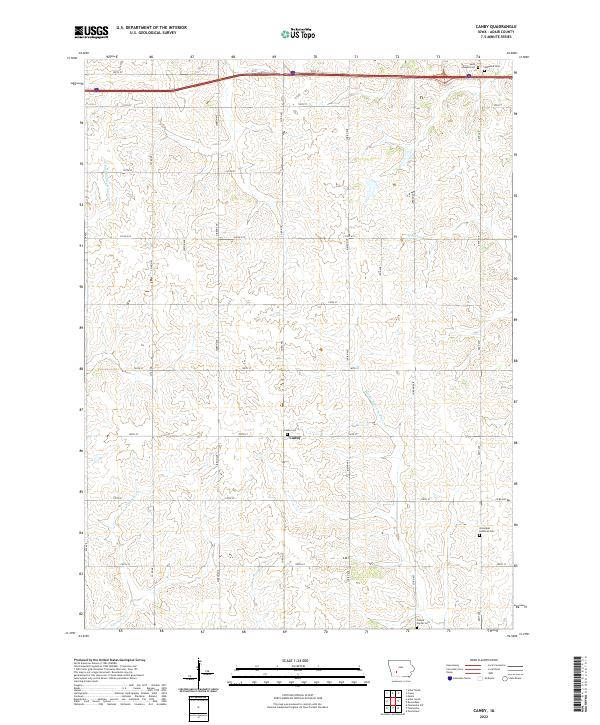 USGS Topographic Map – Canby