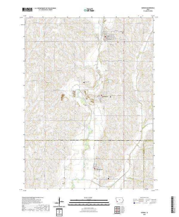 USGS Topographic Map – Carson