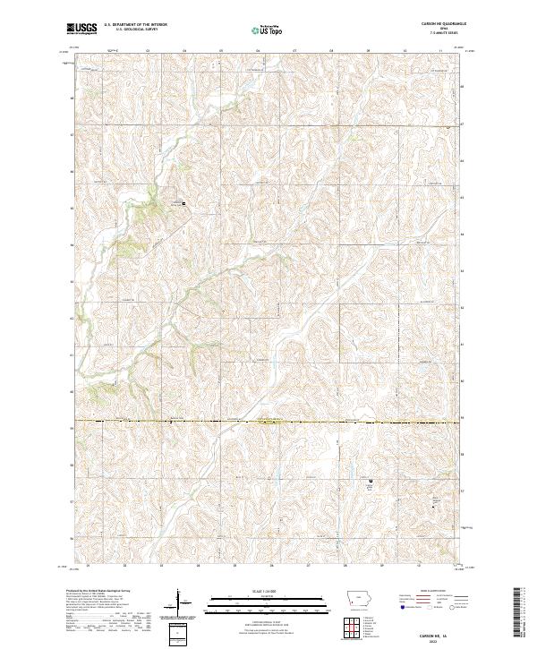USGS Topographic Map – Carson NE