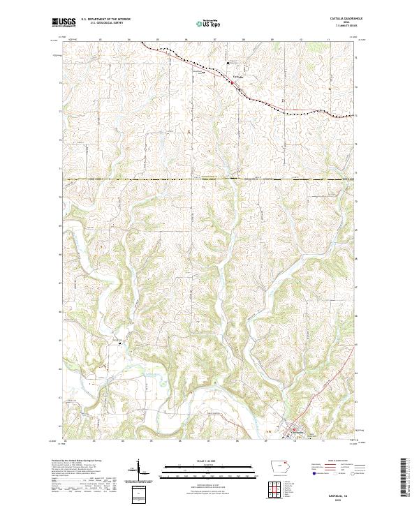 USGS Topographic Map – Castalia