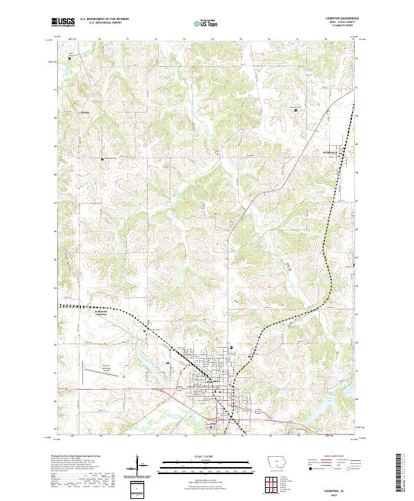 USGS Topographic Map – Chariton