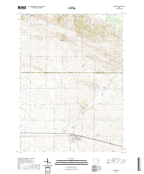 USGS Topographic Map – Clarence