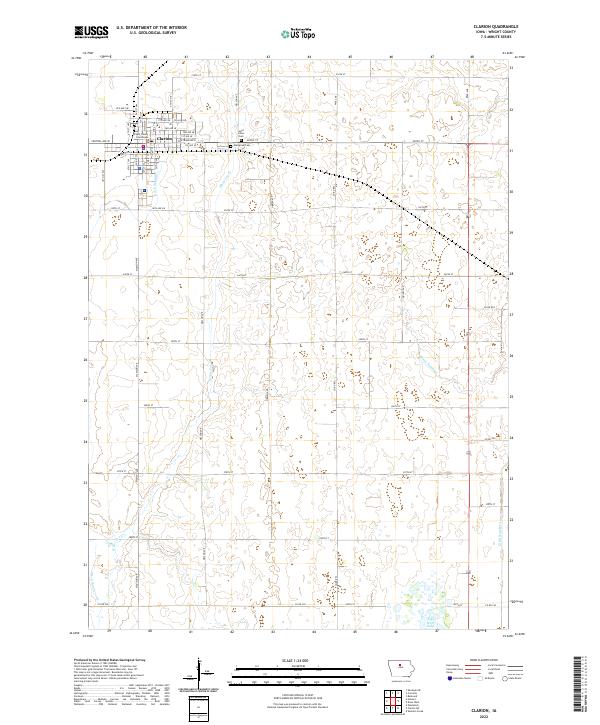 USGS Topographic Map – Clarion