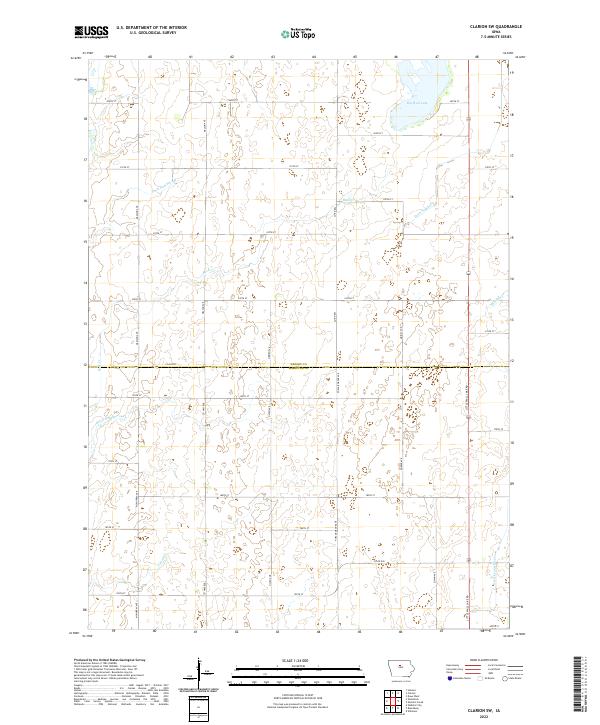 USGS Topographic Map – Clarion SW