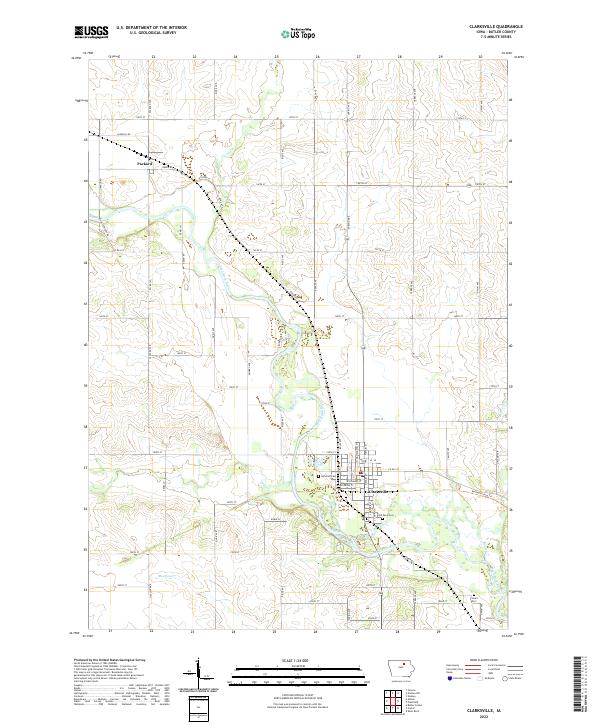 USGS Topographic Map – Clarksville