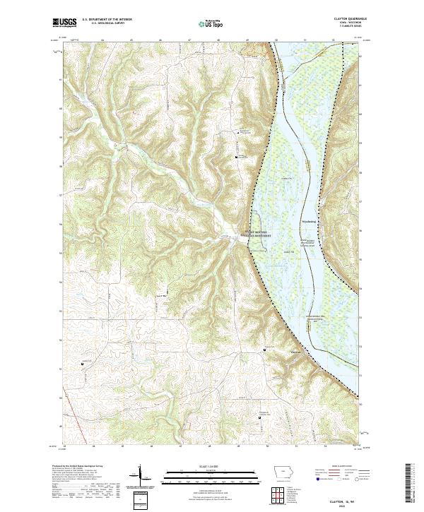 2022 Map of Clayton, 2022 Print