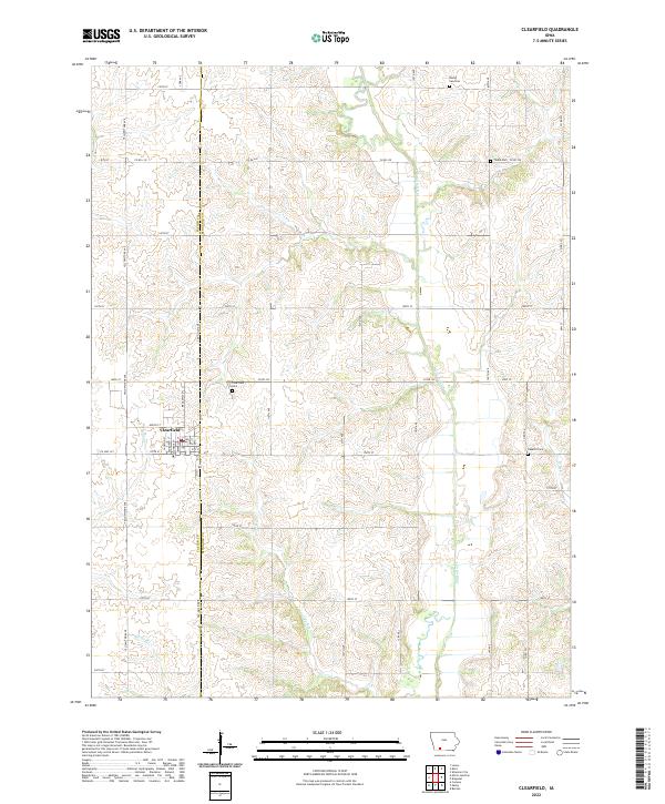 USGS Topographic Map – Clearfield
