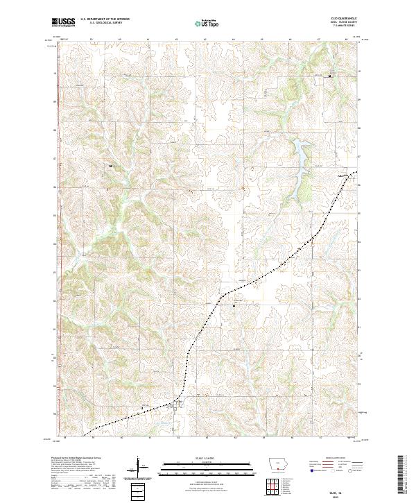 USGS Topographic Map – Clio