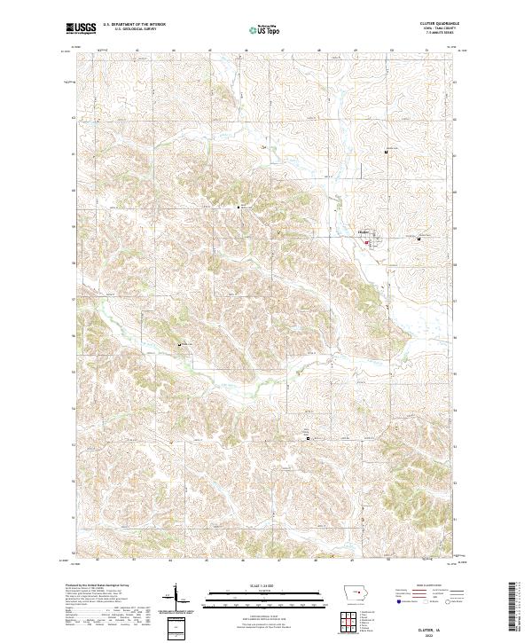 USGS Topographic Map – Clutier