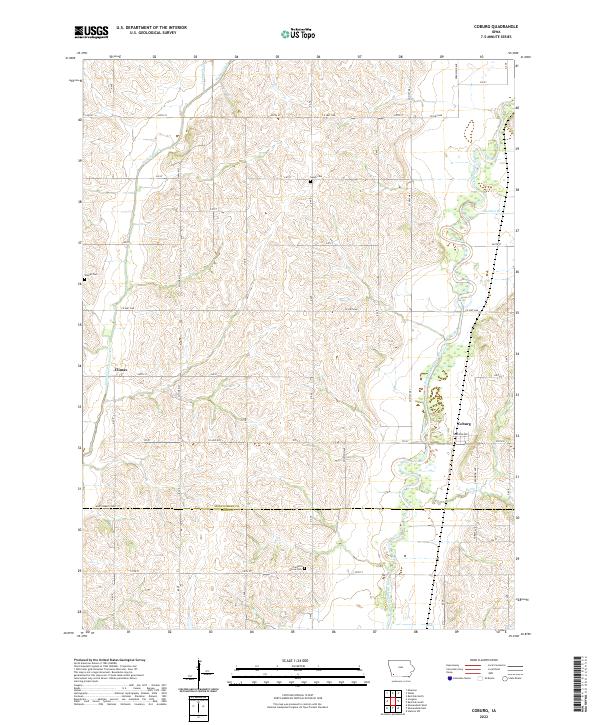 USGS Topographic Map – Coburg