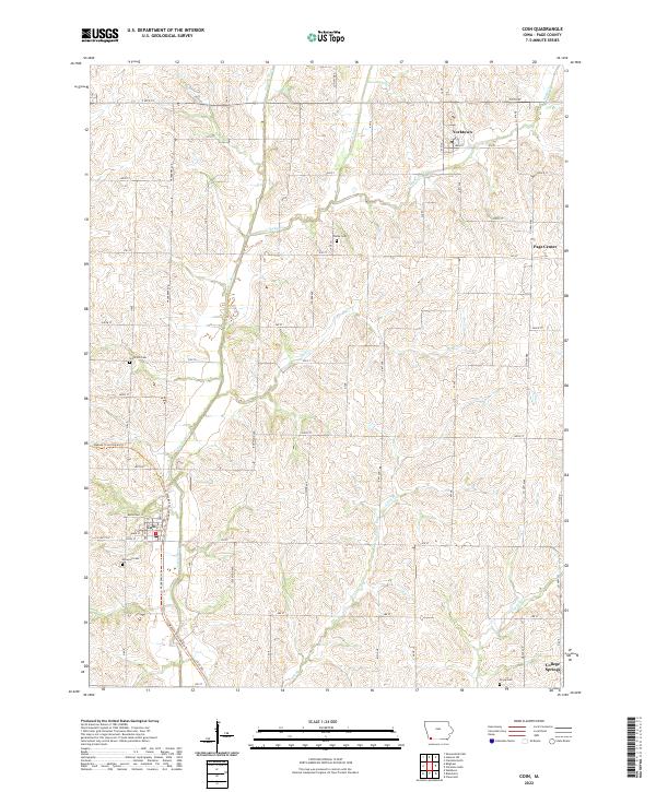 USGS Topographic Map – Coin